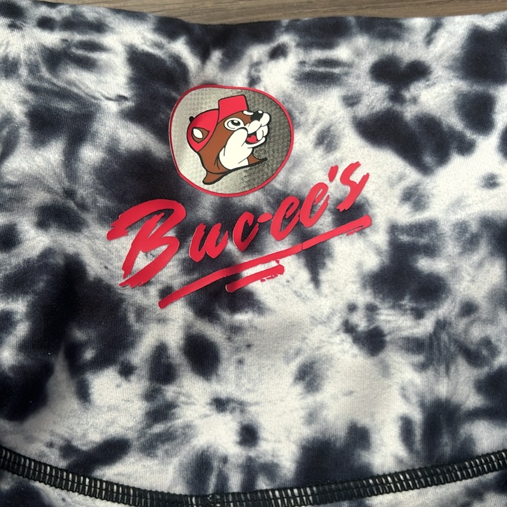 Bucees Buc-ees Tie Dye Women’s Bike Shorts - Picture 3 of 5